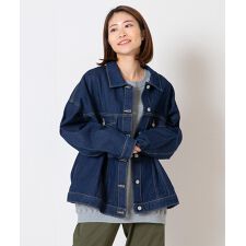 【C-FORT POINT/フォートポイント】 ビッグシルエットデニムジャケット