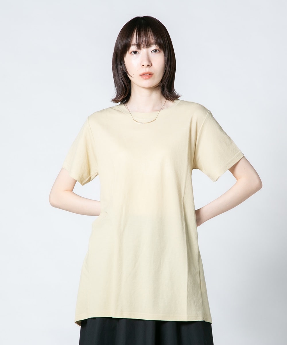 接触冷感　ピケ素材チュニック