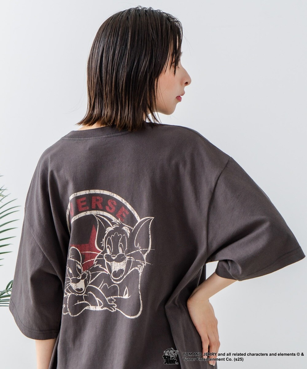 [�}���C]�yCONVERSE�z×�yTOM AND JERRY�z �o�b�N�v�����g �I�[�o�[�T�C�Y T�V���c/�t�H�[�g�|�C���g�iFORT POINT�j �u���b�N