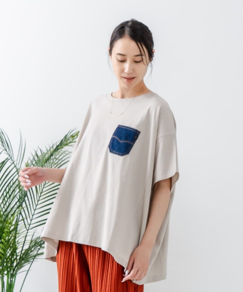 売れ筋商品|||エドウィン シャツ レディース トップス ALIX - Button-down blouse - grey/white EDWIN|エドウイン(レディース)のシャツ/ブラウス【公式】通販