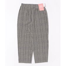 【C-FORT POINT/フォートポイント】チェックテーパードパンツ