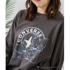 【CONVERSE】×【TOM AND JERRY/トムとジェリー】オーバーサイズ  スウェット