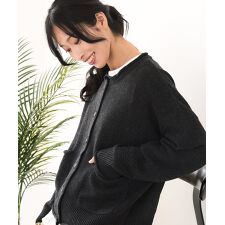 フォートポイント(FORT POINT)の【C-FORT POINT/フォートポイント】袖ケーブル柄 カーディガン