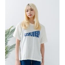 【CONVERSE/コンバース】アーカイブロゴ グラフィック ネップ スラブ天竺 Tシャツ
