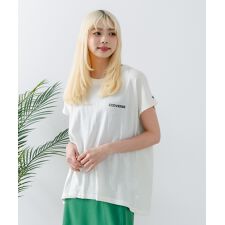 【CONVERSE/コンバース】ラウンドヘム フレンチスリーブ Tシャツ