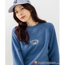 【TOM&JERRY/トムとジェリー】TOM&JERRY ワンポイント 裏シャギー スウェット