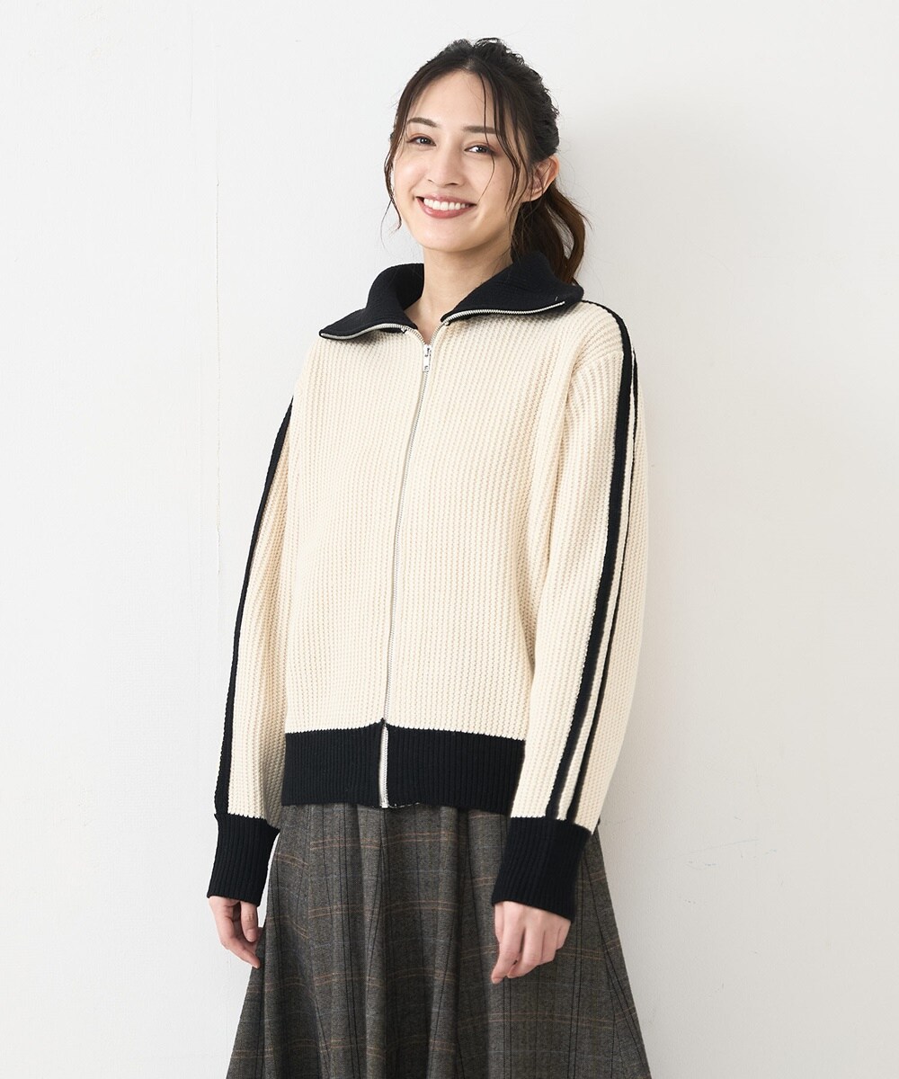 リボンライントラックジャケット【洗える】 | フィント(FINT) | マルイ