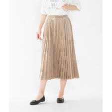 【C-FORT POINT/フォートポイント】ベロアプリーツスカート