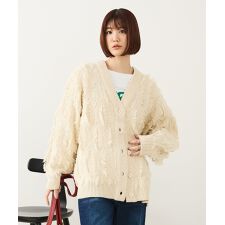 【C-FORT POINT/フォートポイント】フリンジニットカーディガン