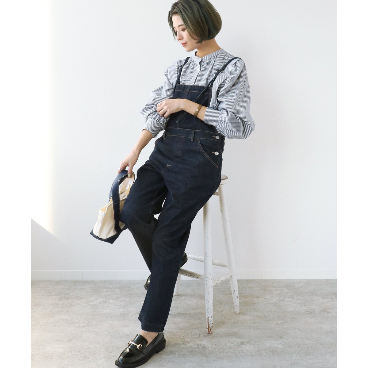 Natural Friendly Denim オーバーオール | ベーセーストック(B.C