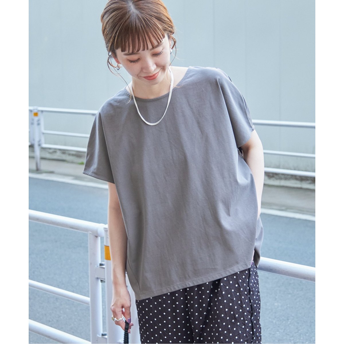 バックタックフレアTシャツ | ベーセーストック(B.C STOCK) | マルイ