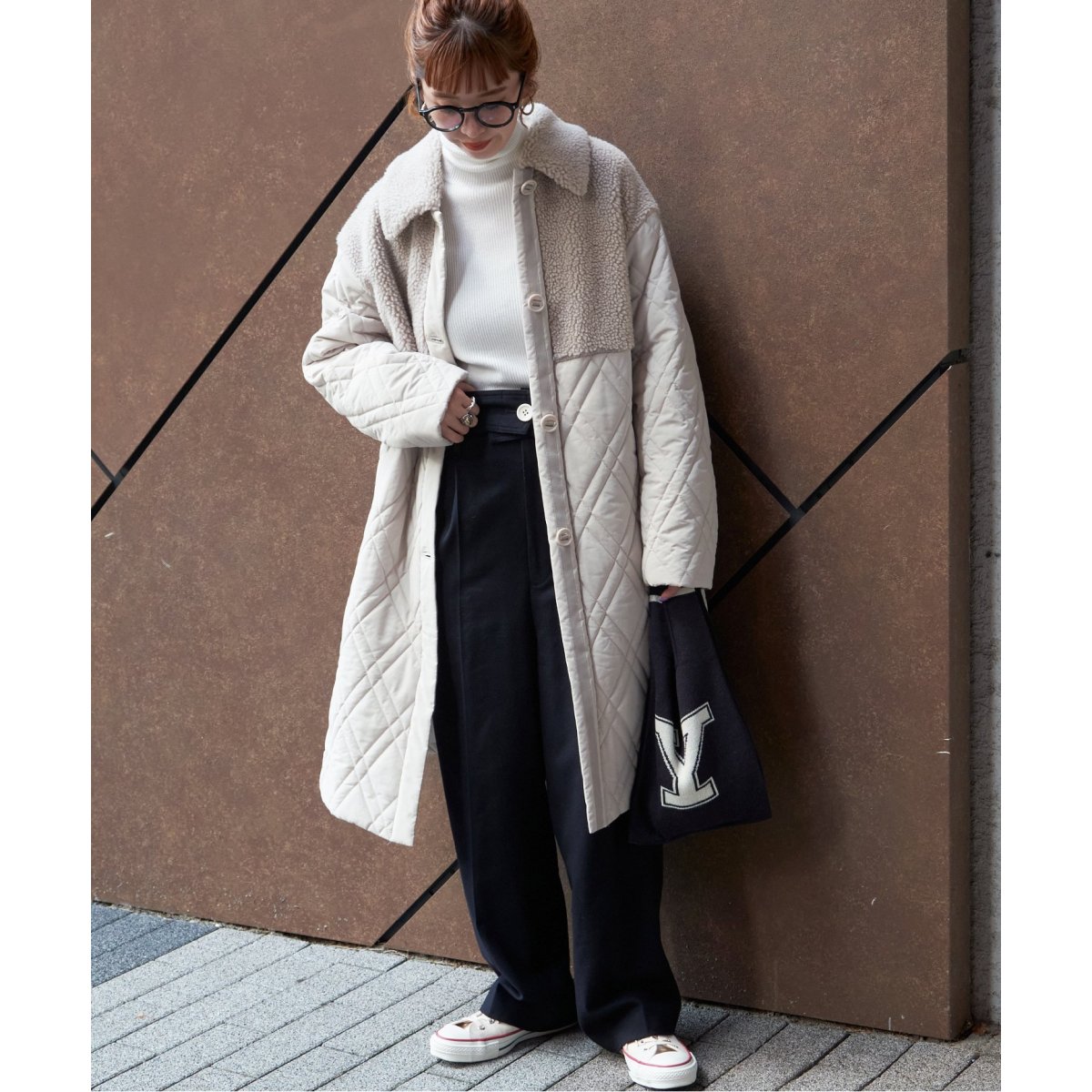 ボア切替キルティングコート | ベーセーストック(B.C STOCK) | マルイ