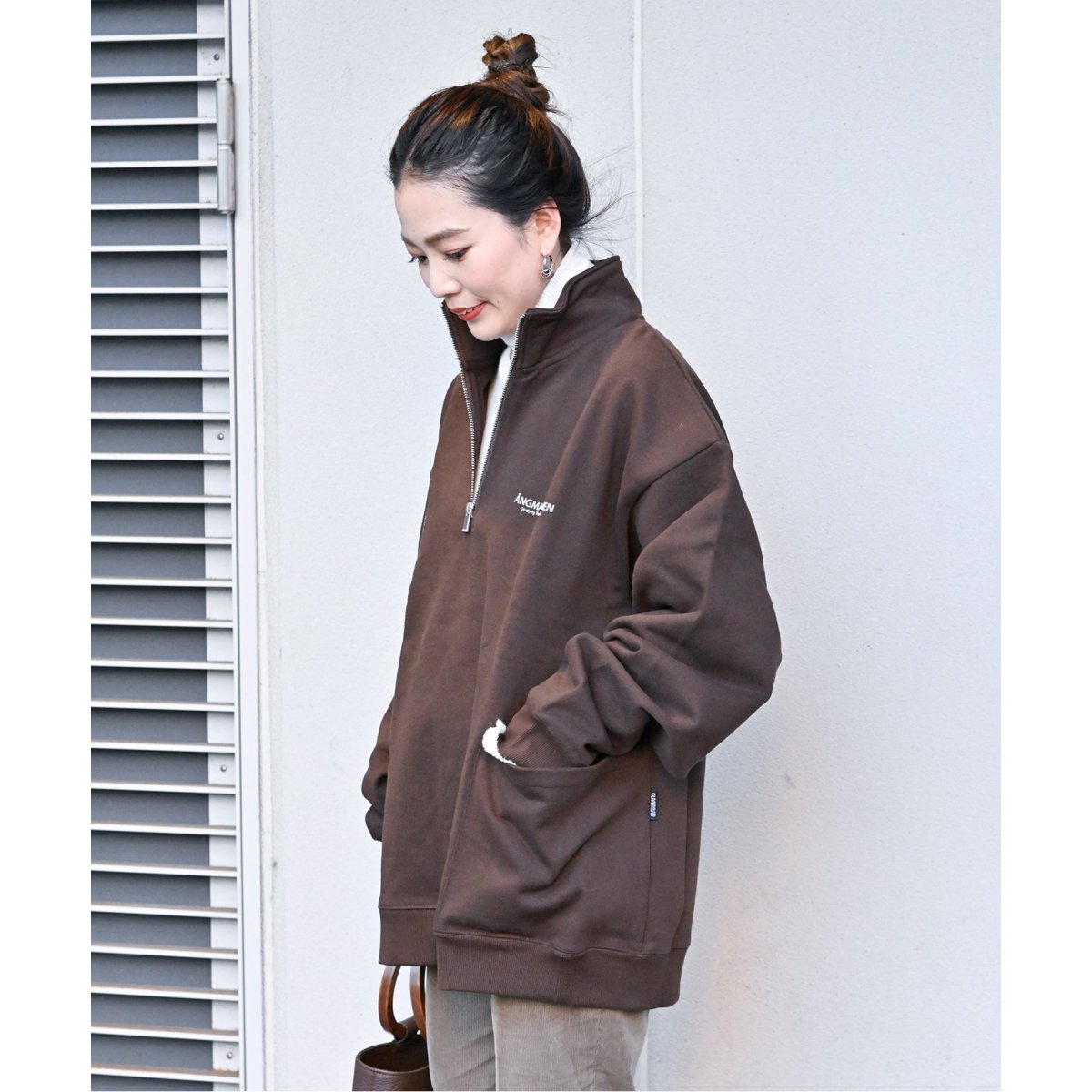 OLIVEDRAB ハーフジップスウェット ベーセーストック B.C STOCK OLIVEDRAB ハーフジップスウェット （マスタード） | ファッション通販 MAGASEEK(マガシーク)