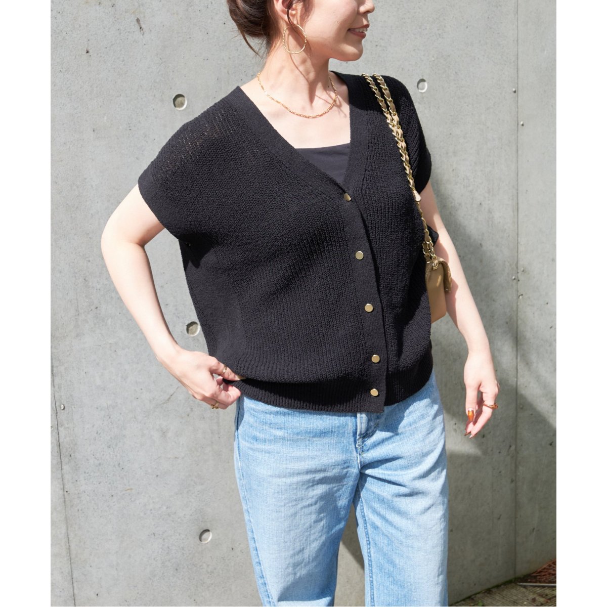 7万7000円程 Totême リネンコットンベスト エクリュ 7万7000円程 Totême リネンコットンベスト エクリュ