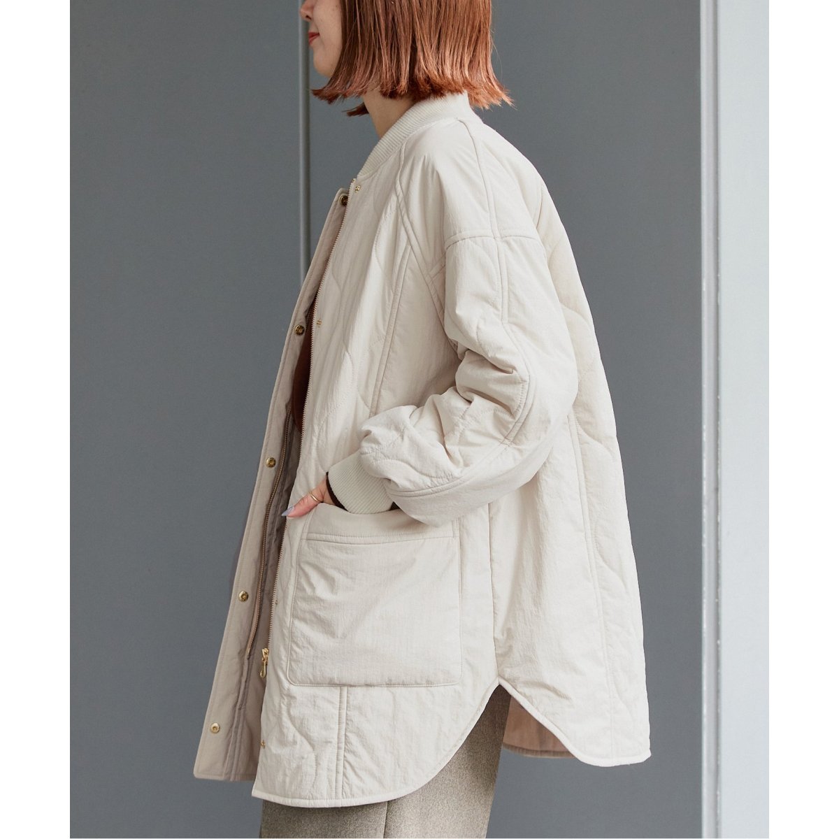 追加》保温 / リブ付き中綿ブルゾン | ベーセーストック(B.C STOCK