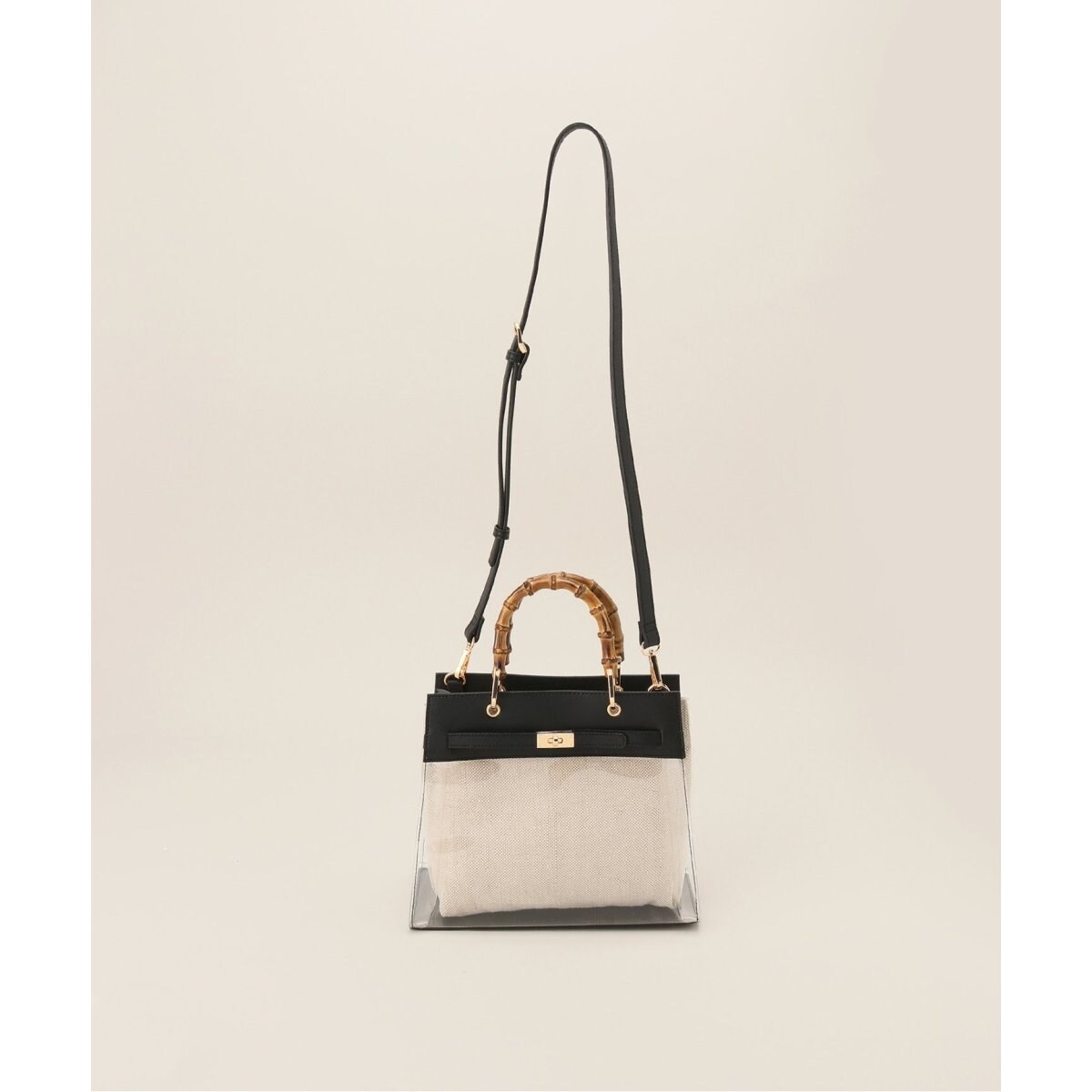 MIAN/ミアン バンブーハンドルクリアBAG | ベーセーストック(B.C