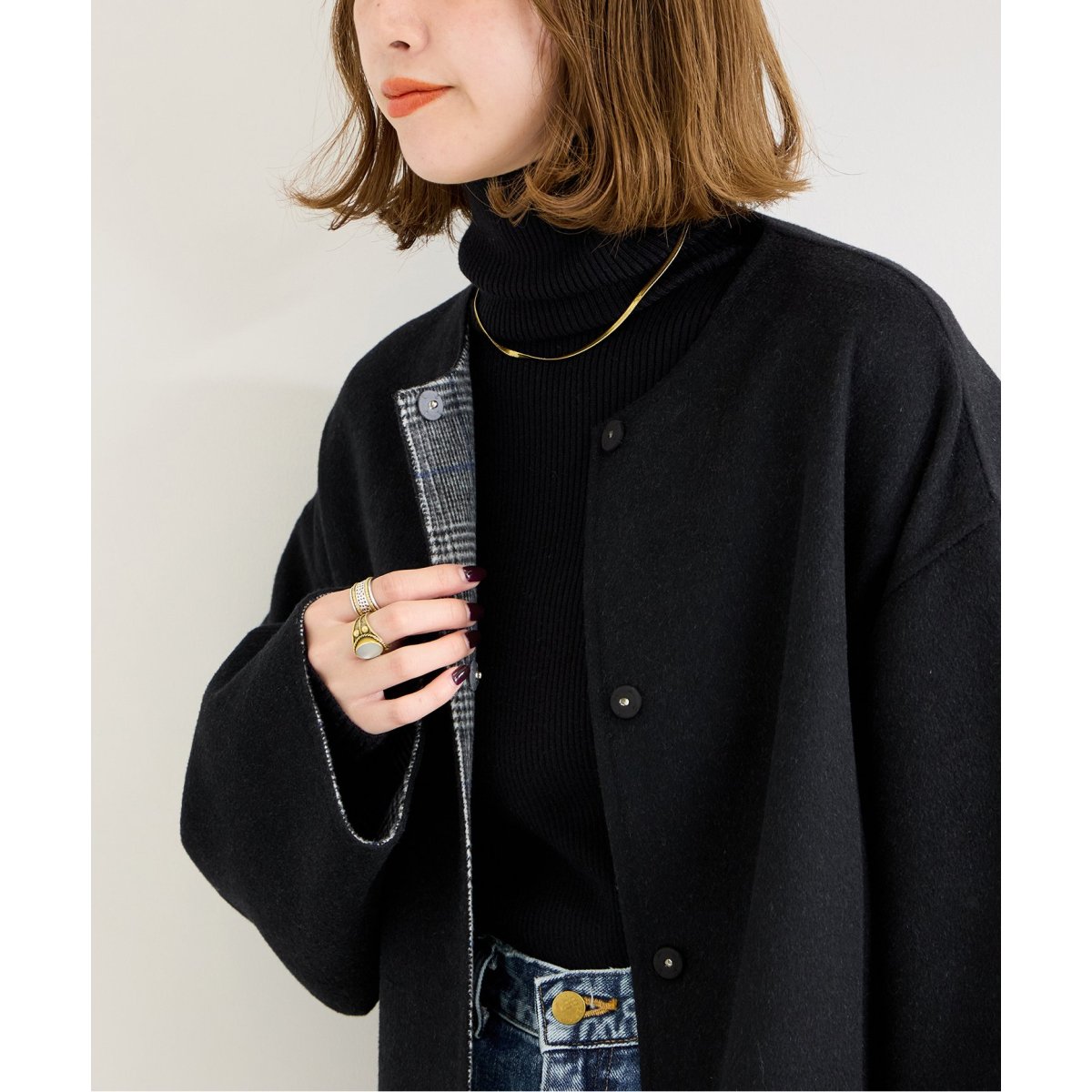 S120ブレンドリバーシブルコート | ベーセーストック(B.C STOCK