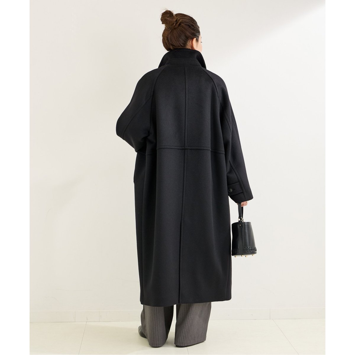 B.C STOCK WビーバーコクーンW前スタンドコート Simplicite WビーバーコクーンW前スタンドコート | ベーセーストック(B.C STOCK