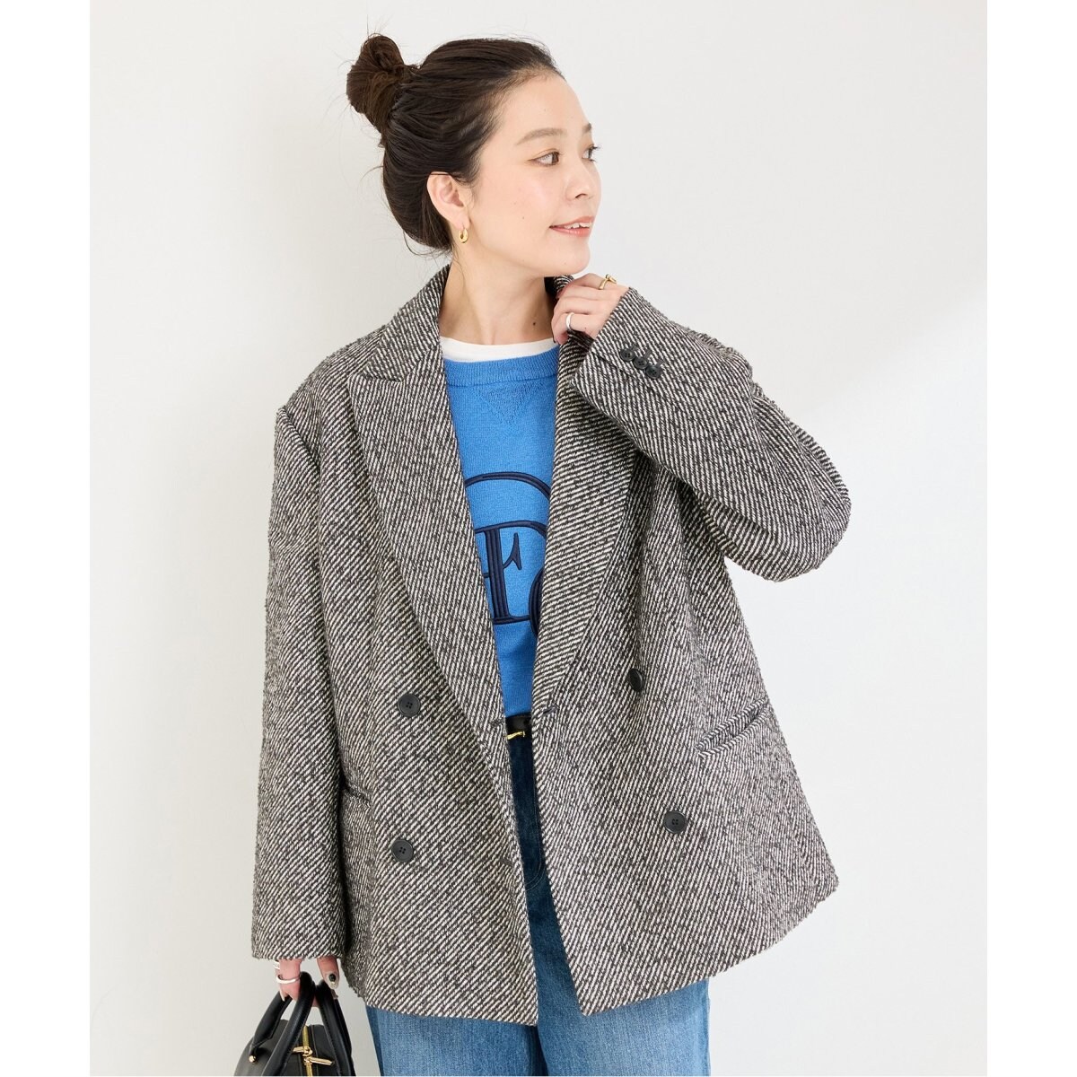 B.C STOCK ツイーディフォルムWジャケット ツイーディフォルムWジャケット | ベーセーストック(B.C STOCK