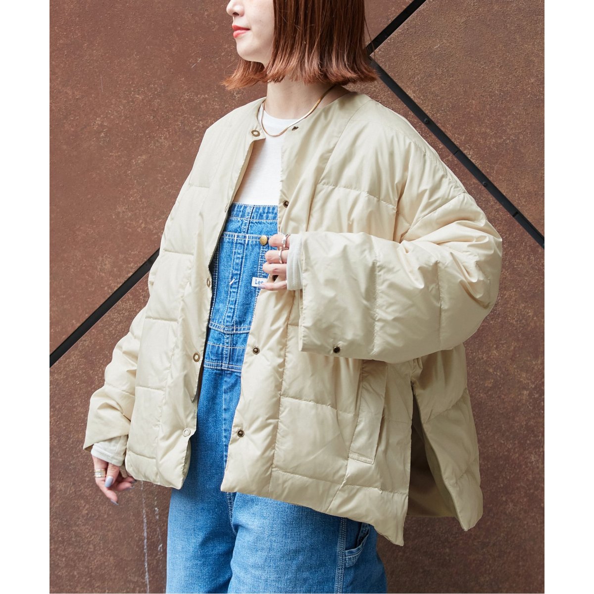 新品 ダウン ジャケット WASHABLE ライトブルゾン B.C STOCK WASHABLEライトダウンブルゾン | ベーセーストック(B.C STOCK