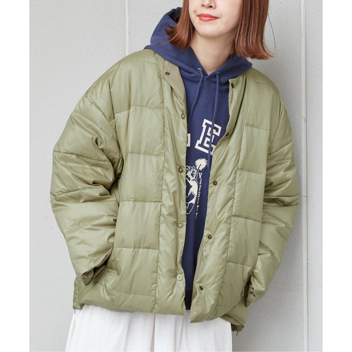 新品 ダウン ジャケット WASHABLE ライトブルゾン B.C STOCK WASHABLEライトダウンブルゾン | ベーセーストック(B.C STOCK