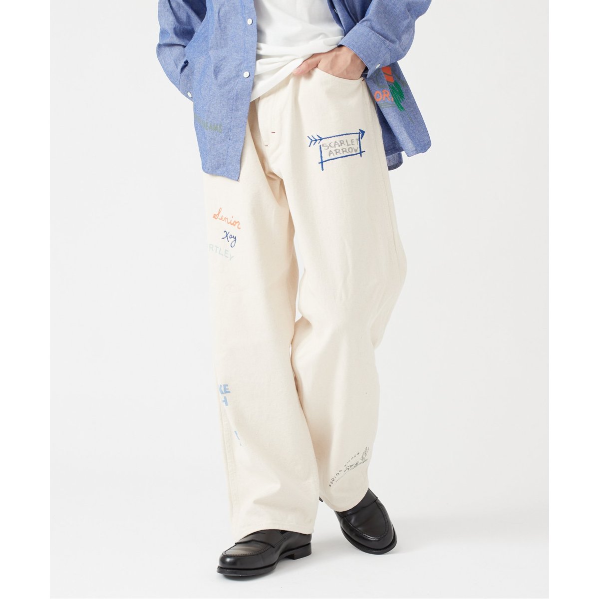 GOODOLD SHOP プリント ペインターパンツ | ベーセーストック(B.C