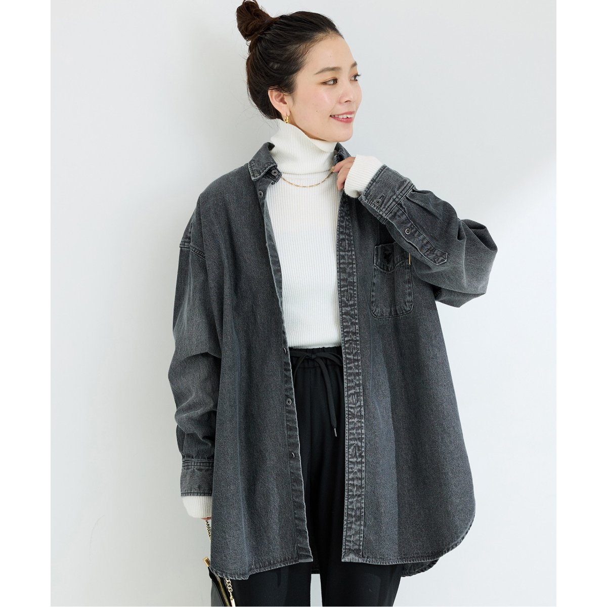 BC.STOCK DU JOUR デュジュール DU JOUR/デュ ジュール JEAN BD SHIRT | ベーセーストック(B.C