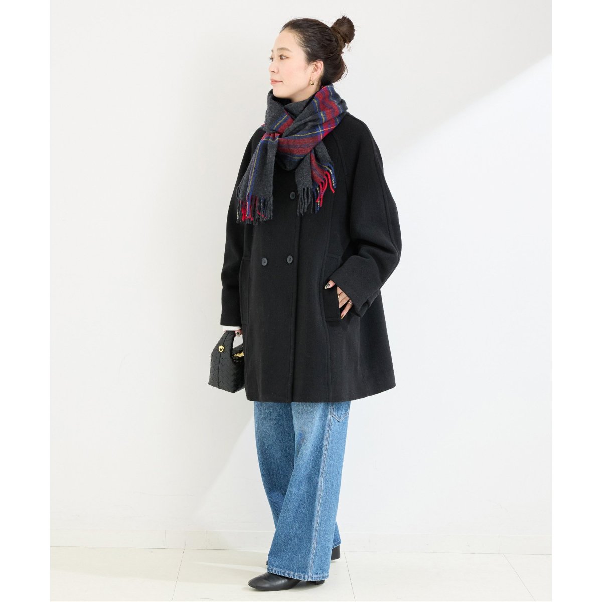 ソフトビーバーWボタンボクシーミドルコート | ベーセーストック(B.C