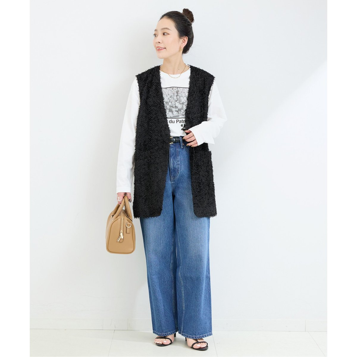 B.C STOCK カットジャカードジレ B.C STOCK カットジャカードジレ 追加》カットジャカードジレ