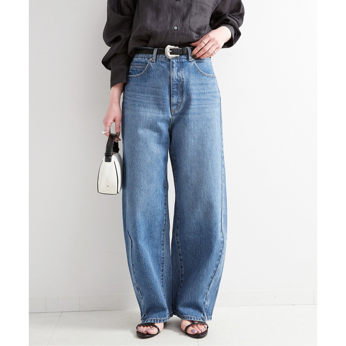 追加》DU JOUR/デュ ジュール BARREL BAGGY JEAN | ベーセー