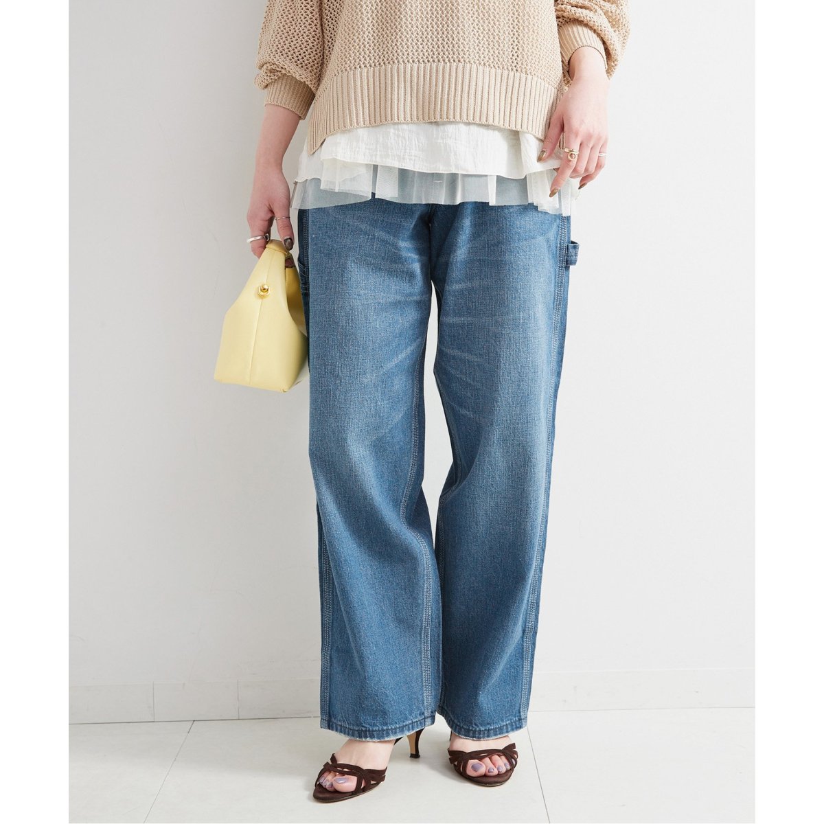 B.C STOCK新品未試着LEE/リー別注 DUNGAREESペインターパンツ LEE/リー 別注 DUNGAREES ペインターパンツ（デニムパンツ