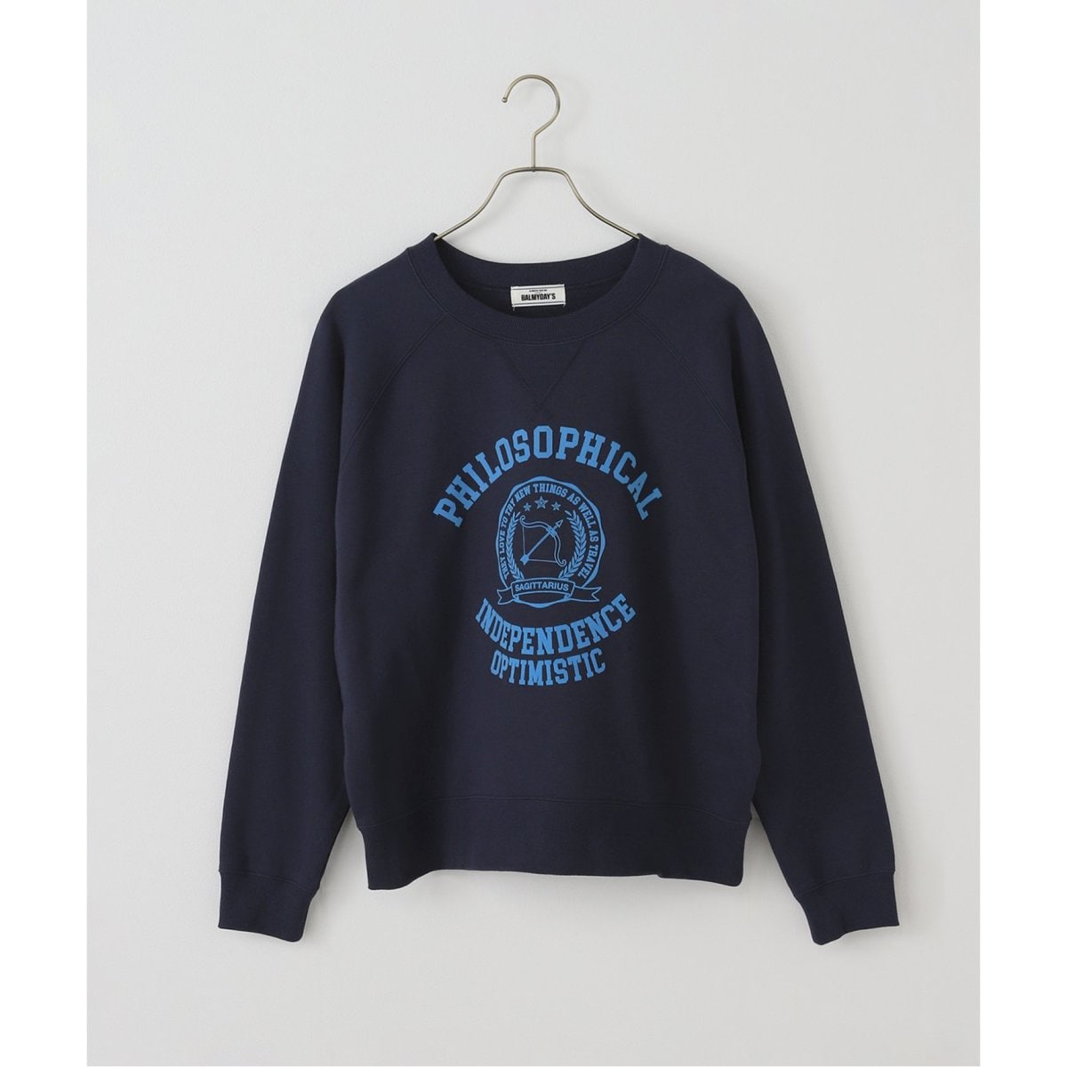 ✴︎新品タグ付き スローブイエナ 別注 チャンピオン ラグランビッグスウェット 紺 Champion / チャンピオン】SLOBE別注ラグランビッグスウェット