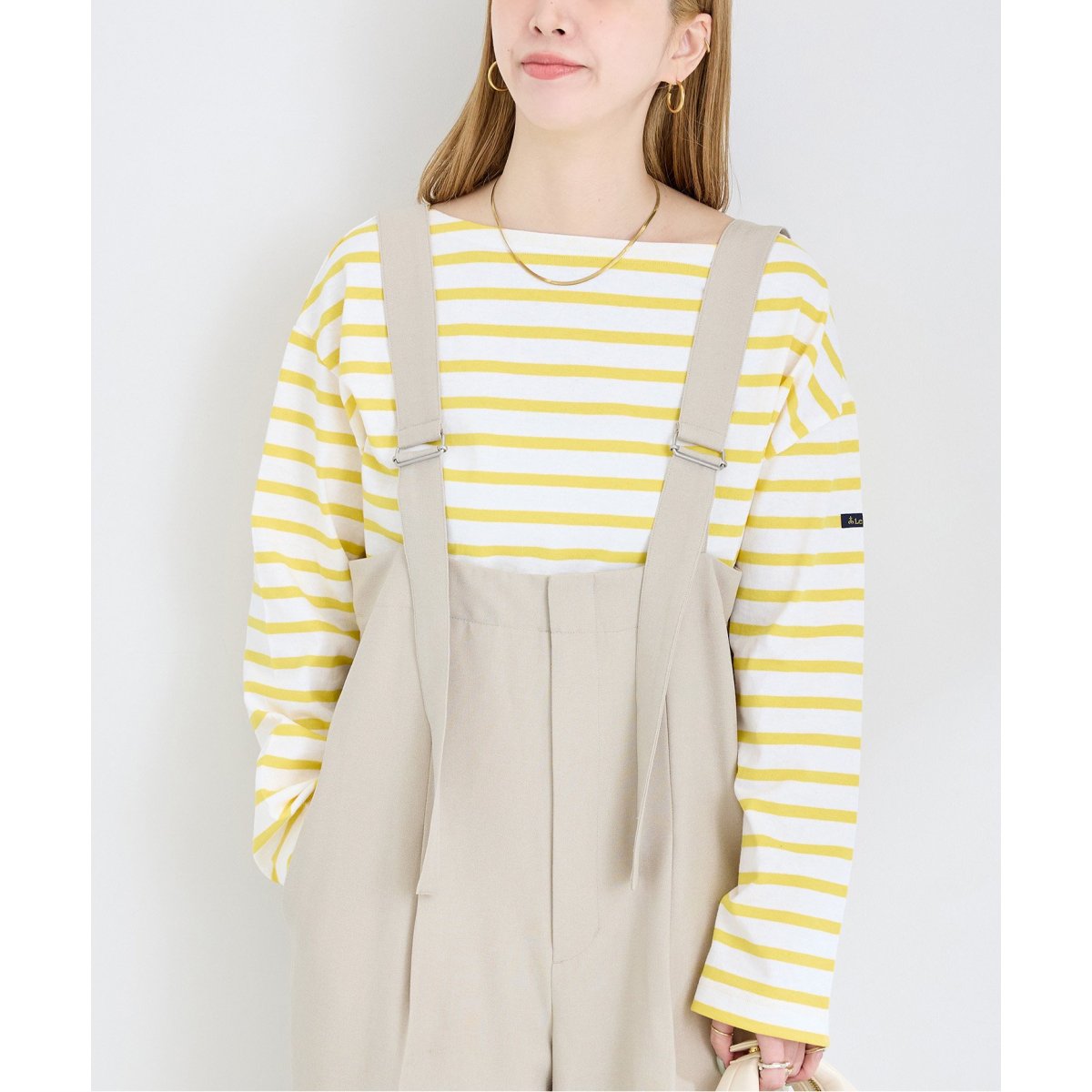 別注 LE MINOR/ルミノア SLOBE別注 バンパクボーダー ホワイト SLOBE IENA（スローブイエナ）の「LE MINOR/ルミノア SLOBE別注