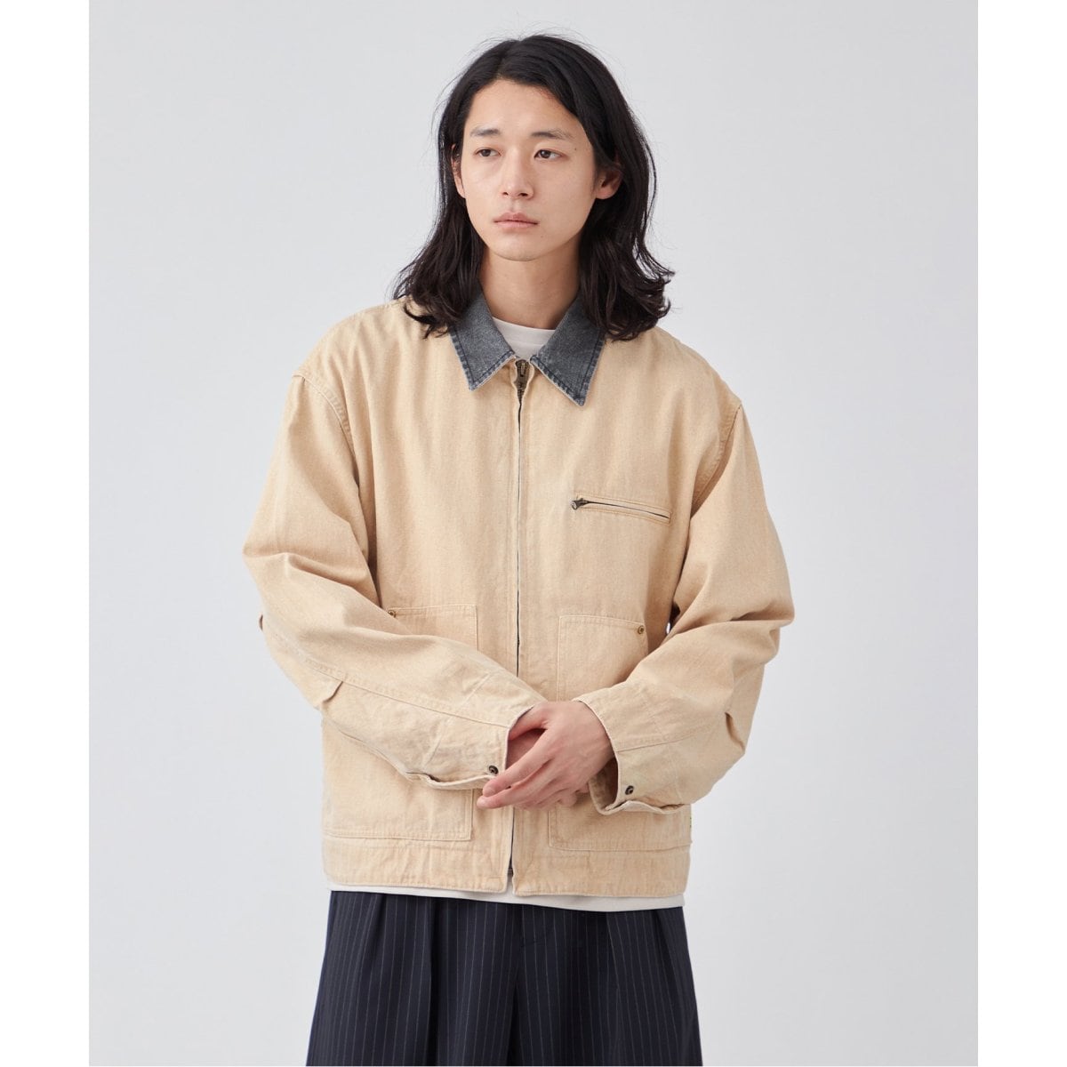 European Flax / ヨーロピアン フラックス トラッカー シャツ