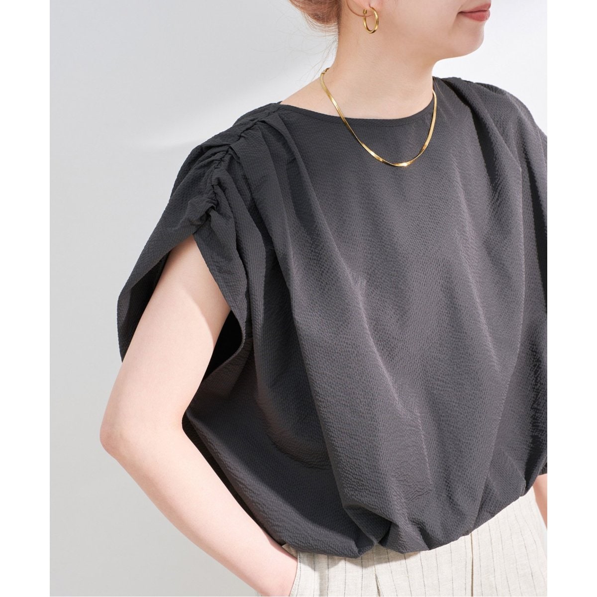 DU JOUR/デュ ジュール V NECK JEAN SALOPETTE | ベーセー
