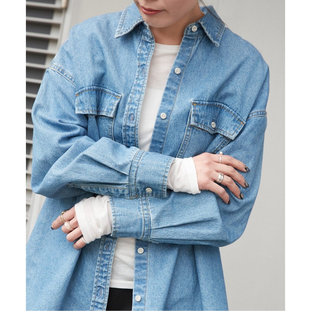 新品　BEAUTY&YOUTH シアークルーネック BEAUTY&YOUTH UNITED ARROWS｜コットンナイロン天竺 シアー