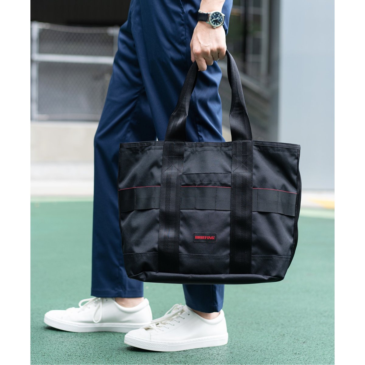 BRIEFING / ブリーフィング】別注 DISCRETE TOTE BAG | ベーセー