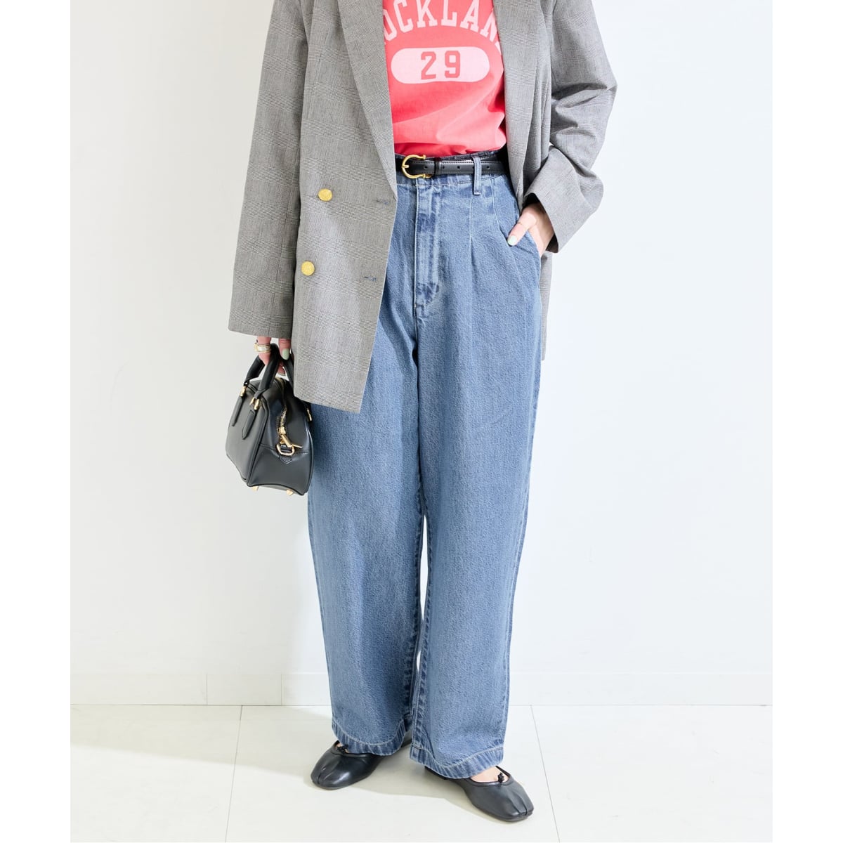 追加》ウォッシャブル / DU JOUR/デュ ジュール TROUSER JEAN