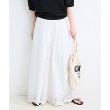 《追加3》【WEB限定】アイレットレイヤーイージーワイドパンツ