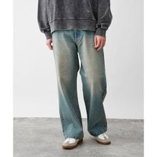 《追加2》[B.A.C.D] 13oz ワイドストレートデニムパンツ | ベーセーストック(B.C STOCK)