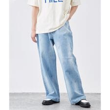 《追加2》[B.A.C.D] 13oz ワイドストレートデニムパンツ | ベーセーストック(B.C STOCK)
