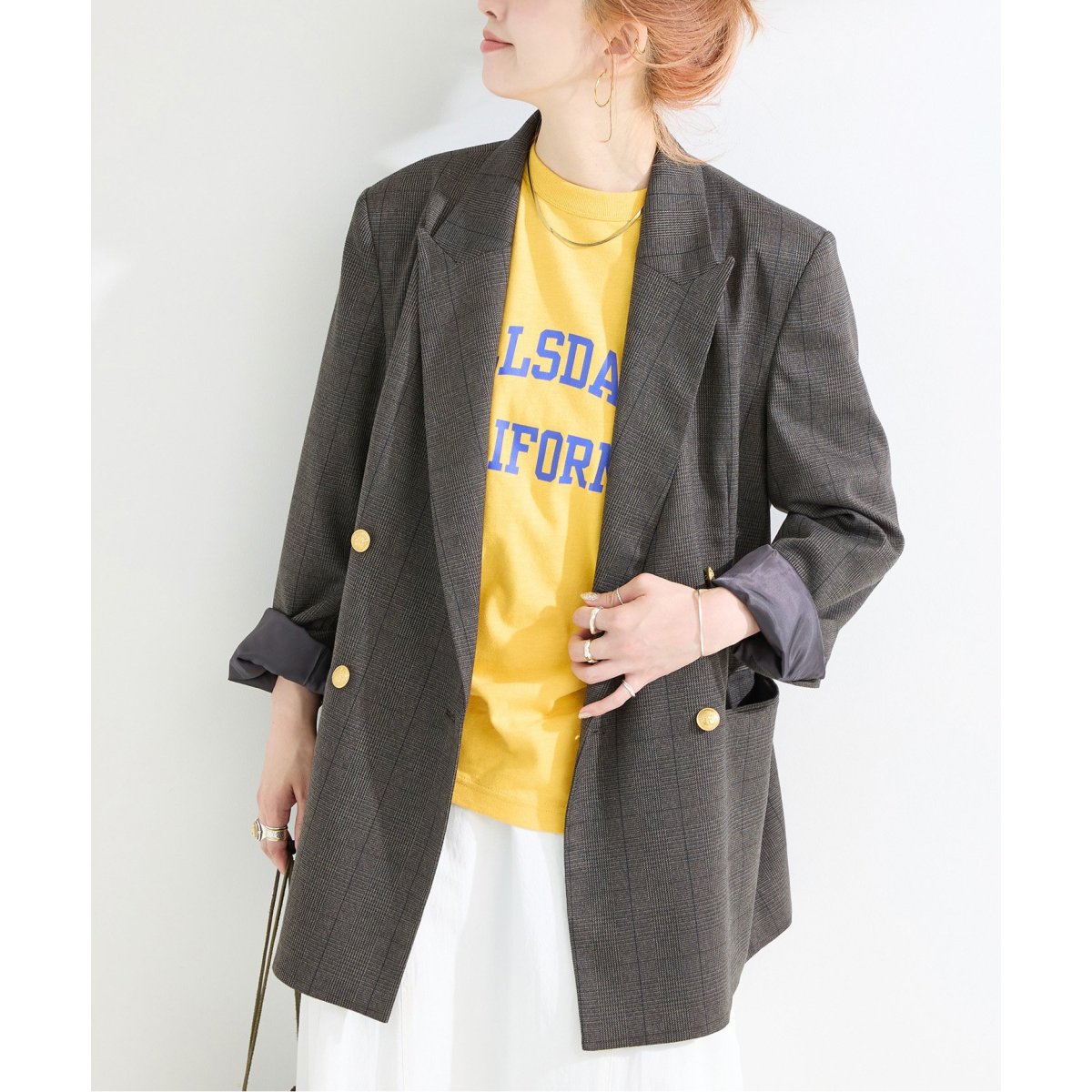 B.C STOCK ベーセーストック　コート ジレジャケット　4way可能 追加》カットジャカードジレ（ベスト）｜B.C STOCK（ベーセー