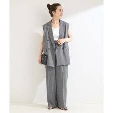 《追加2予約》《2点セット》ジレ+2タックパンツセット