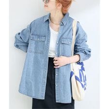 《追加5予約》ウォッシャブル / デニムワーカーシャツ