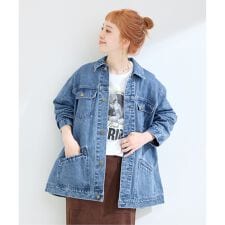 《追加予約》ウォッシャブル / DU JOUR/デュ ジュール RIDING JEAN JACKET