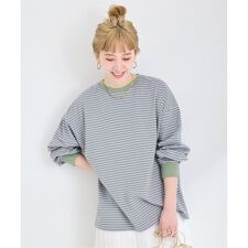 《追加4予約》【WEB限定】ウォッシャブル / ボーダーロンTEE
