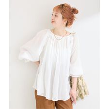 手洗い可 / 2WAYギャザーブラウス