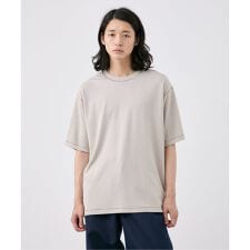 ポンチ ステッチ クルーネックTシャツ
