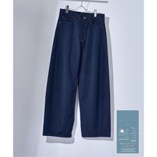 【色落ちしないデニム】EVER RAW DENIM バレルレッグ型
