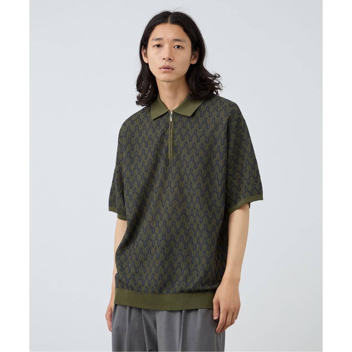 FUNCTIONAL WIDE LONG-SLEEVE ポロシャツ URBAN RESEARCH（アーバンリサーチ）の「FUNCTIONAL WIDE LONG